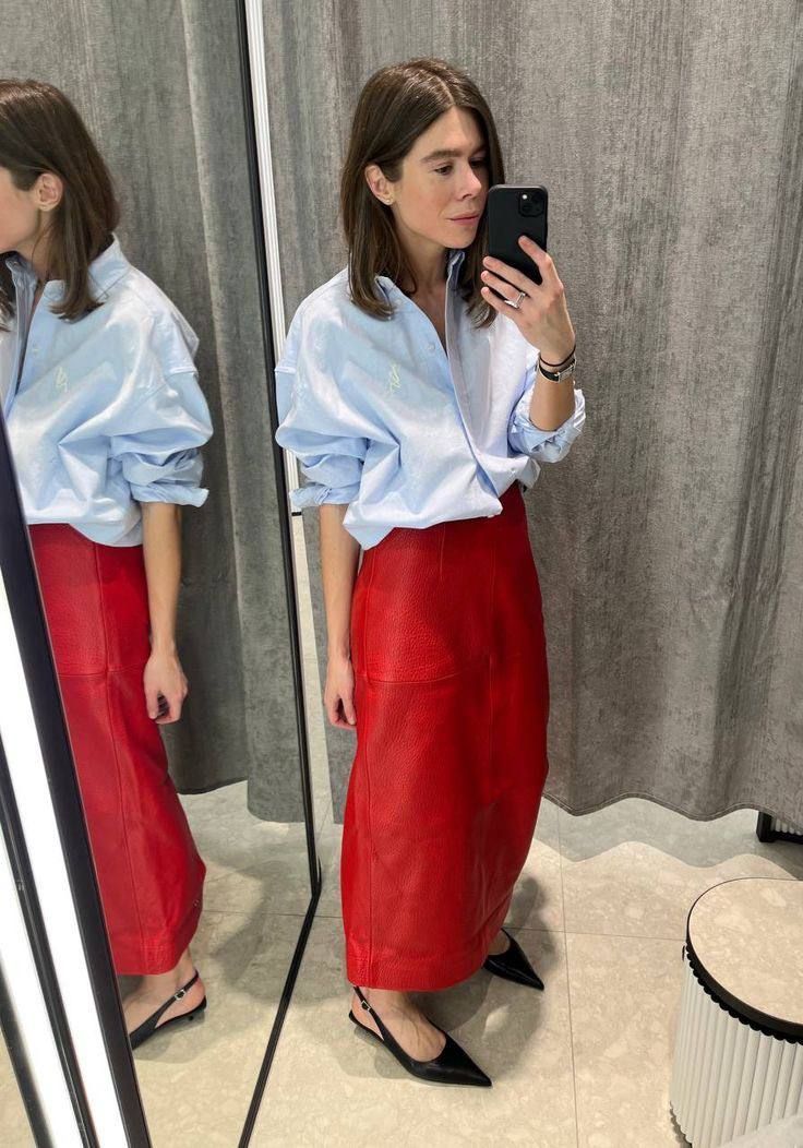 κόκκινο ντύσιμο-τάσεις-Άνοιξη-Καλοκαίρι 2025-στη-μόδα-ιδέες-