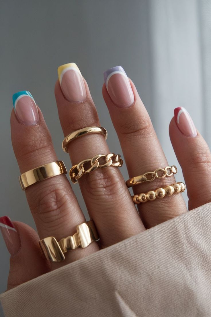 τετράγωνα νύχια-τάσεις-Άνοιξη-Καλοκαίρι 2025-ιδέες-