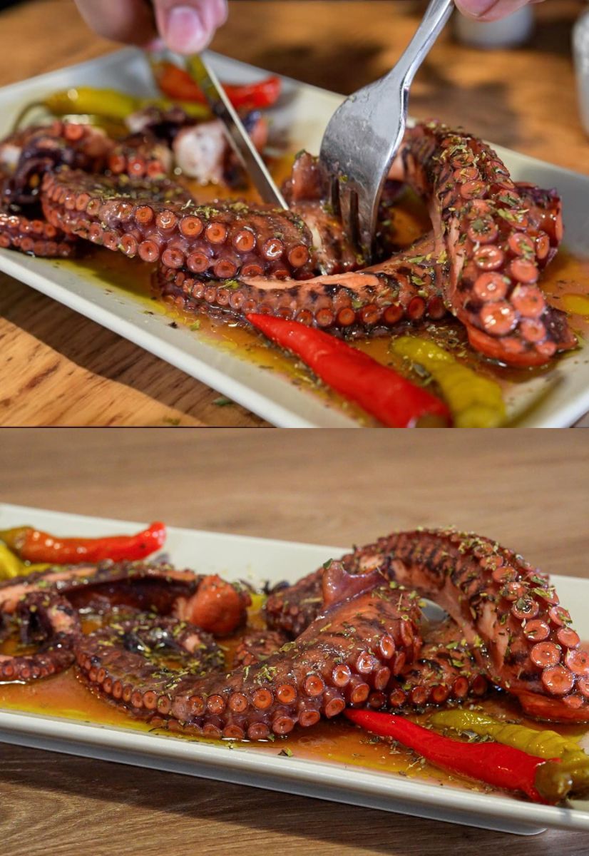 Χταπόδι ξιδάτο-συνταγή-