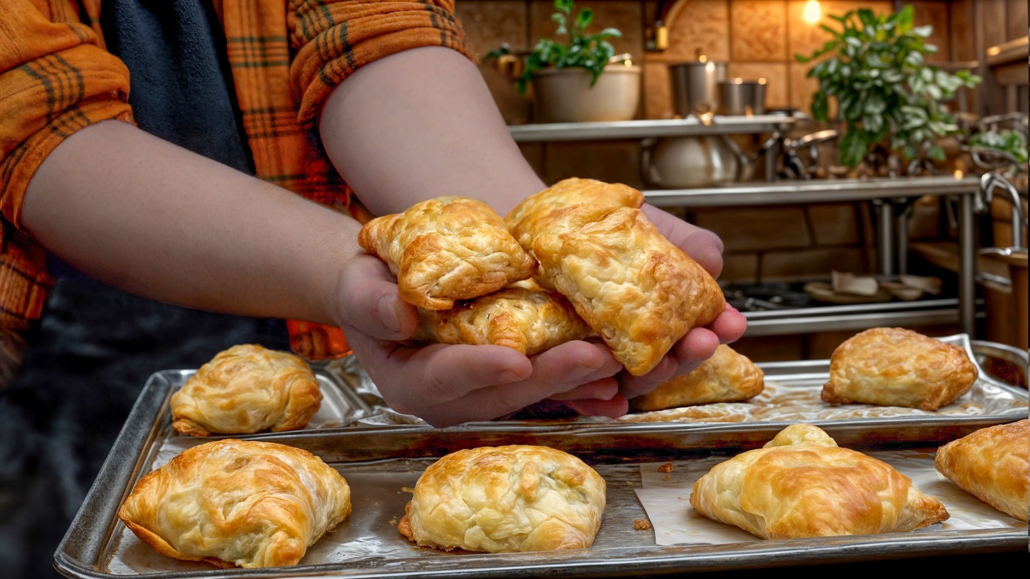 Νηστίσιμα-σπανακοτυροπιτάκια-με-τραβηχτό φύλλο-συνταγή-