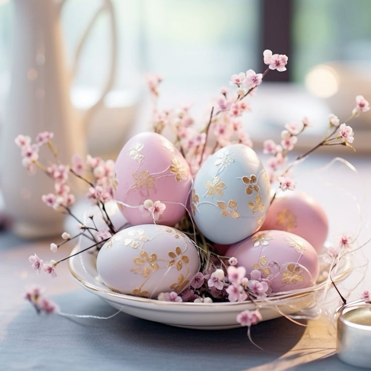 παστέλ-χρώματα-τάσεις-Πάσχα 2025-στη-διακόσμηση-ιδέες-