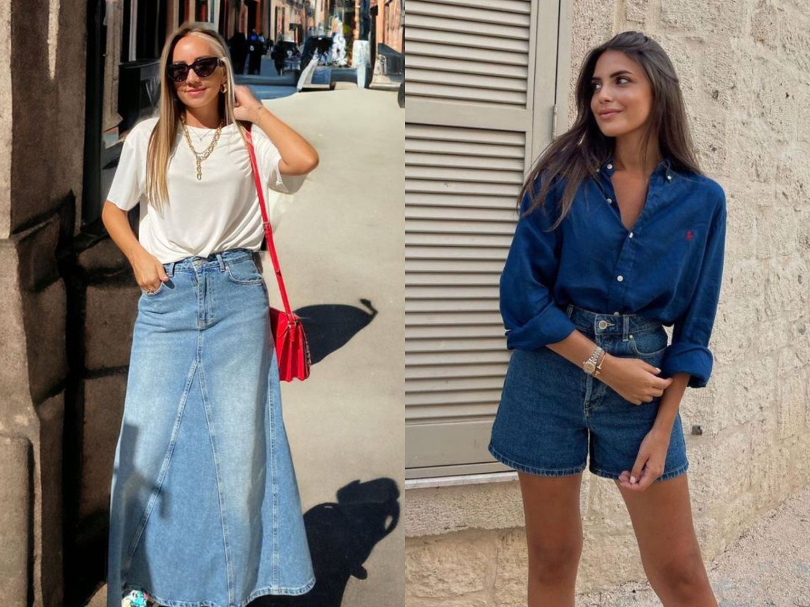denim looks-τάσεις-Άνοιξη-Καλοκαίρι 2025-ιδέες-