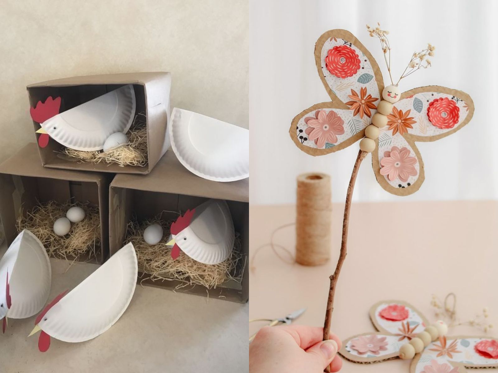 ιδέες-για-πασχαλινές κατασκευές-από-κούτες-για-παιδιά-ιδέες-
