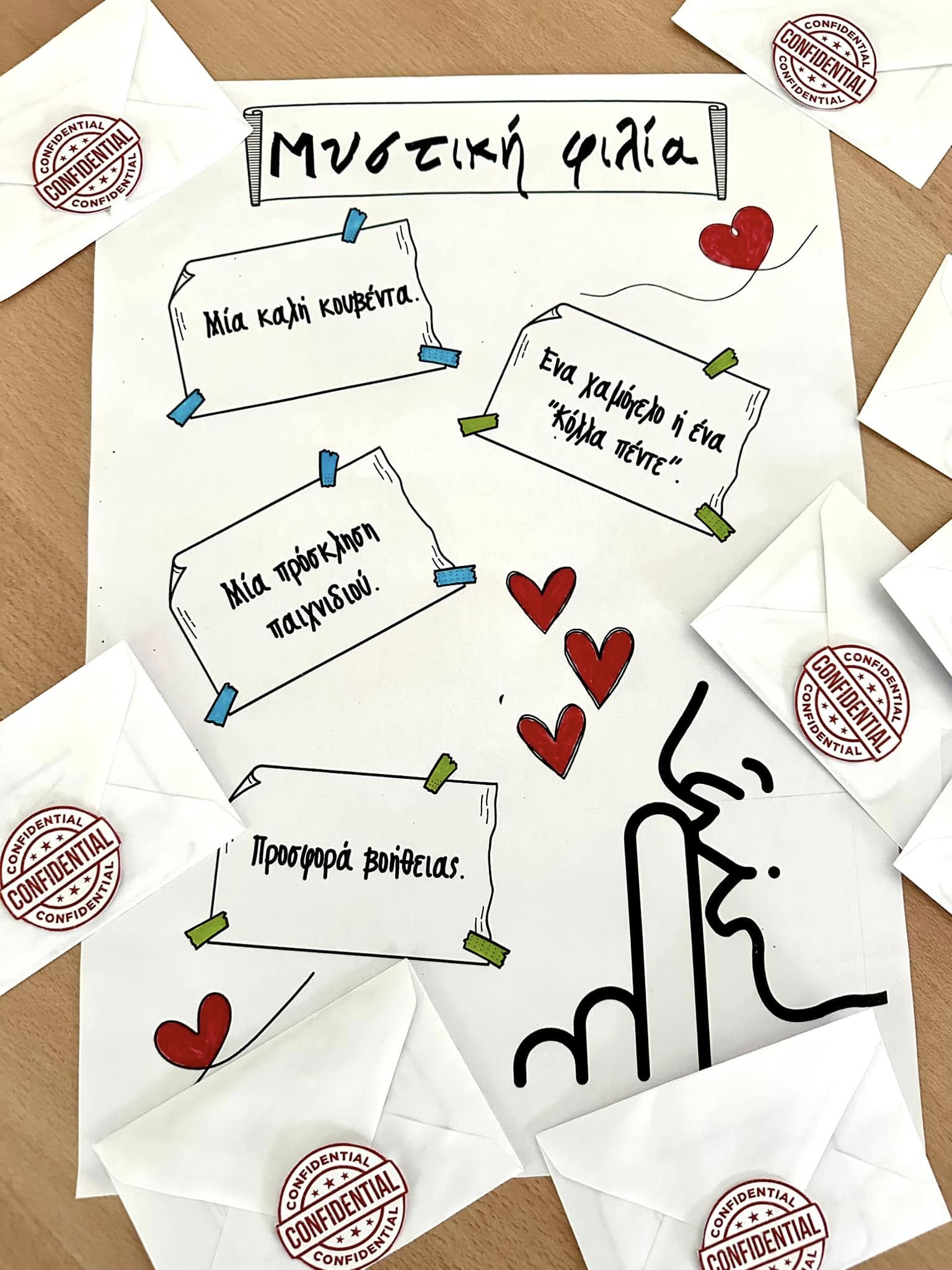 Μυστική Φιλία-παιχνίδι-στη-τάξη-για-να-κάνουν-τα-παιδιά-φίλους- Μυστική Φιλία-παιχνίδι-στη-τάξη-για-να-κάνουν-τα-παιδιά-φίλους-