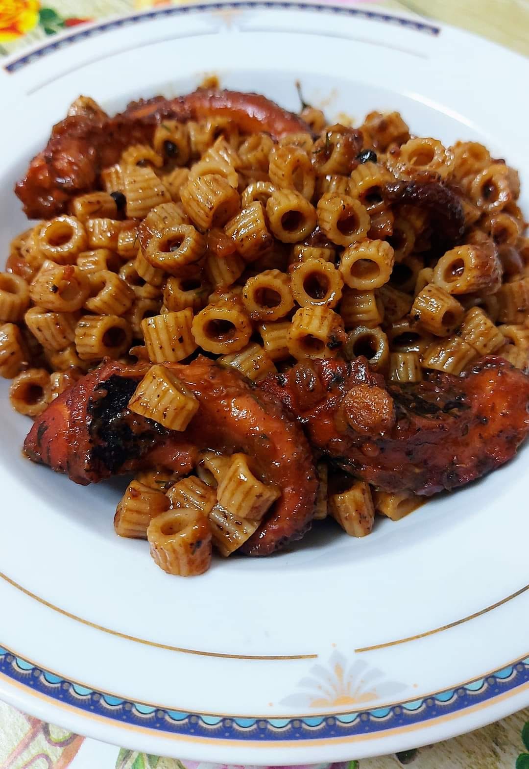 Χταποδάκι-με πετιμέζι-και μακαρόνια-συνταγή- Χταποδάκι-με πετιμέζι-και μακαρόνια-συνταγή-