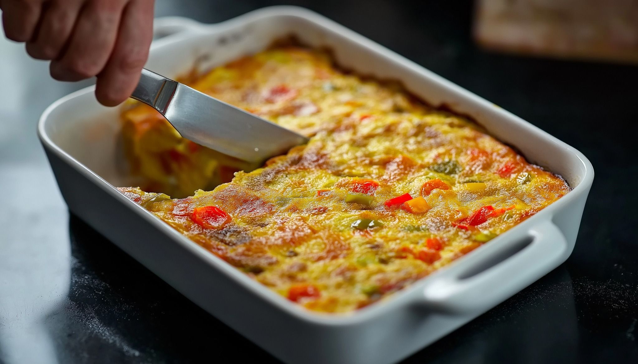 Οικονομική-συνταγή-για όλη την οικογένεια-Φουρνιστή ομελέτα-συνταγή-