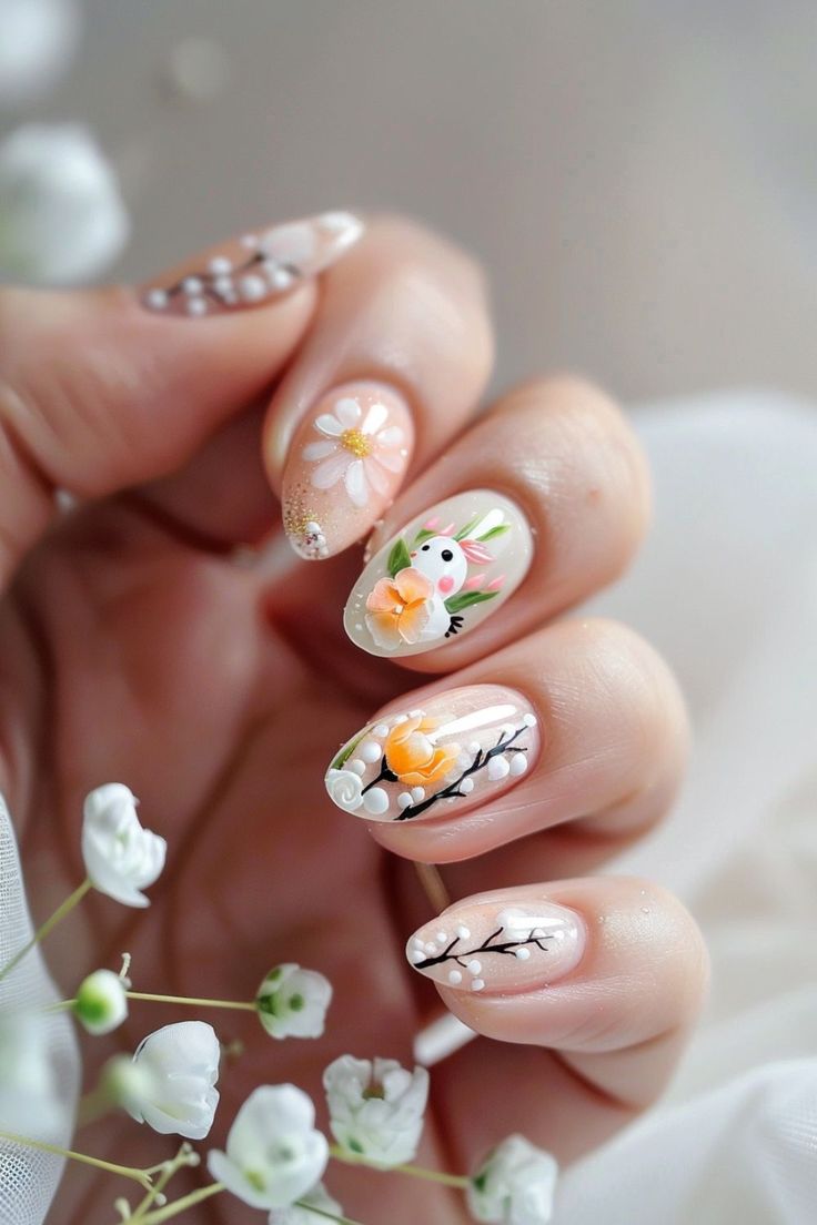 ιδέες-για-παστέλ-πασχαλινά νύχια-Πάσχα 2025-