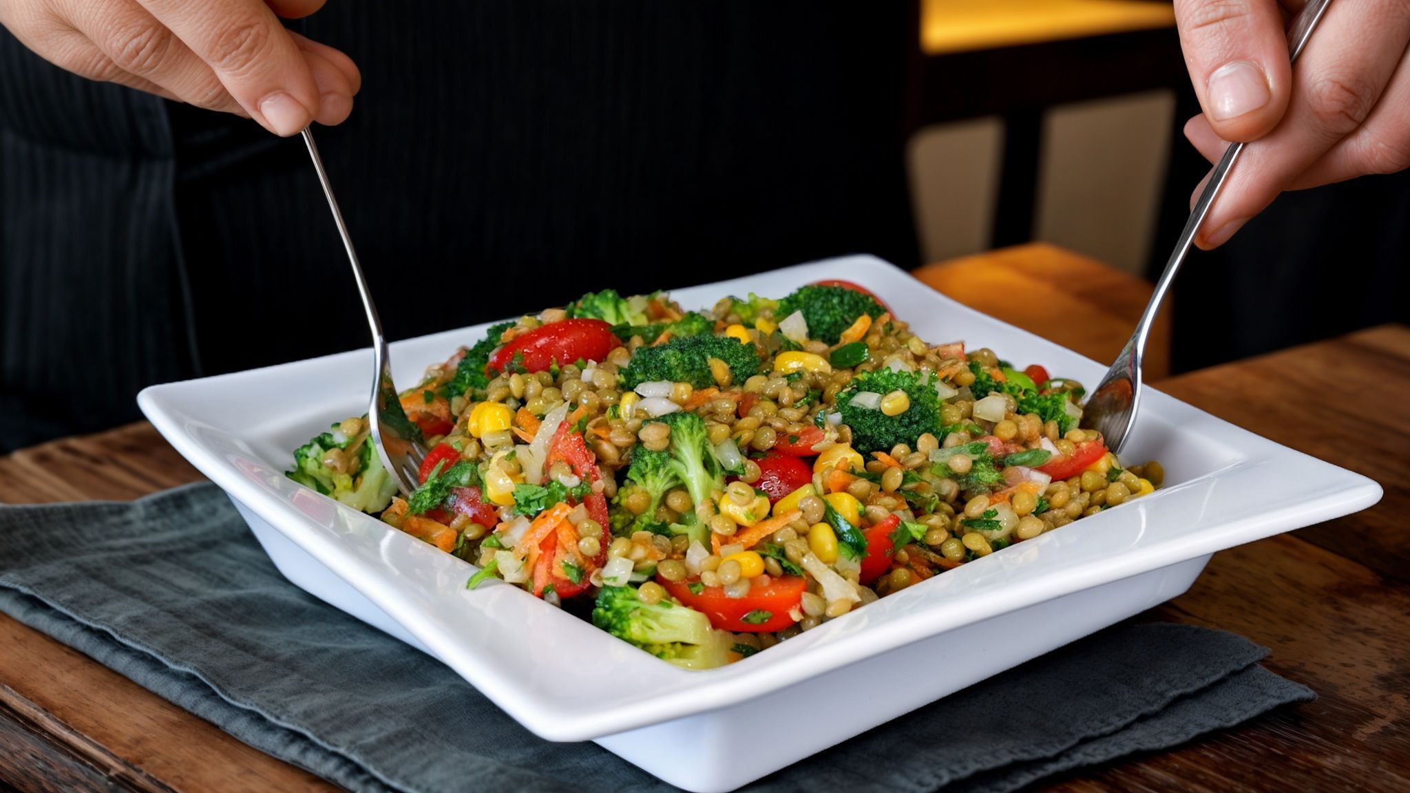 Μεσογειακή-φακοσαλάτα-με μπρόκολο-για τη Σαρακοστή-συνταγή- Μεσογειακή-φακοσαλάτα-με μπρόκολο-για τη Σαρακοστή-συνταγή-