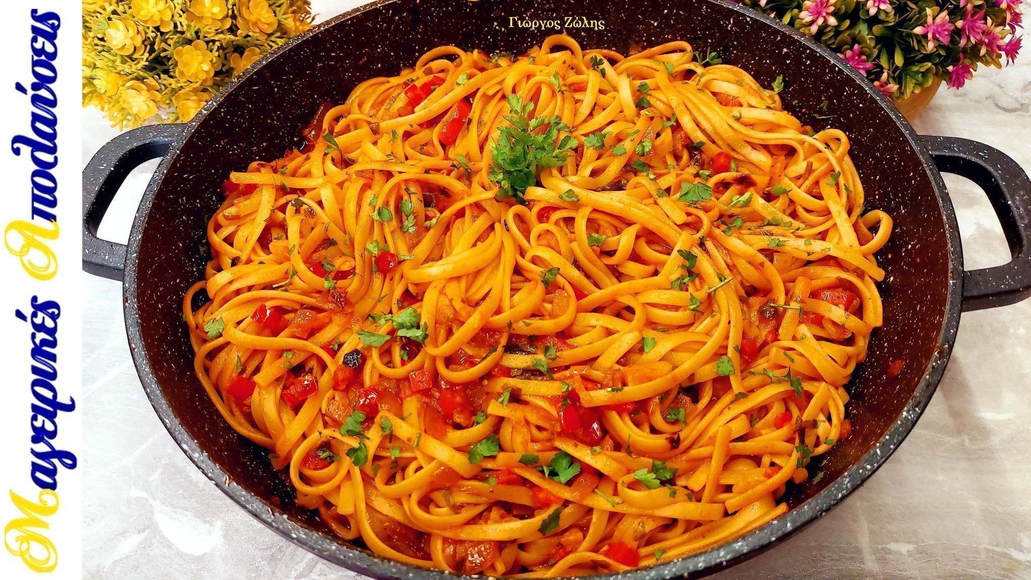 Νηστίσιμη-Σιφνέικη-σκορδομακαρονάδα-του Γιώργου Ζώλη-συνταγή-