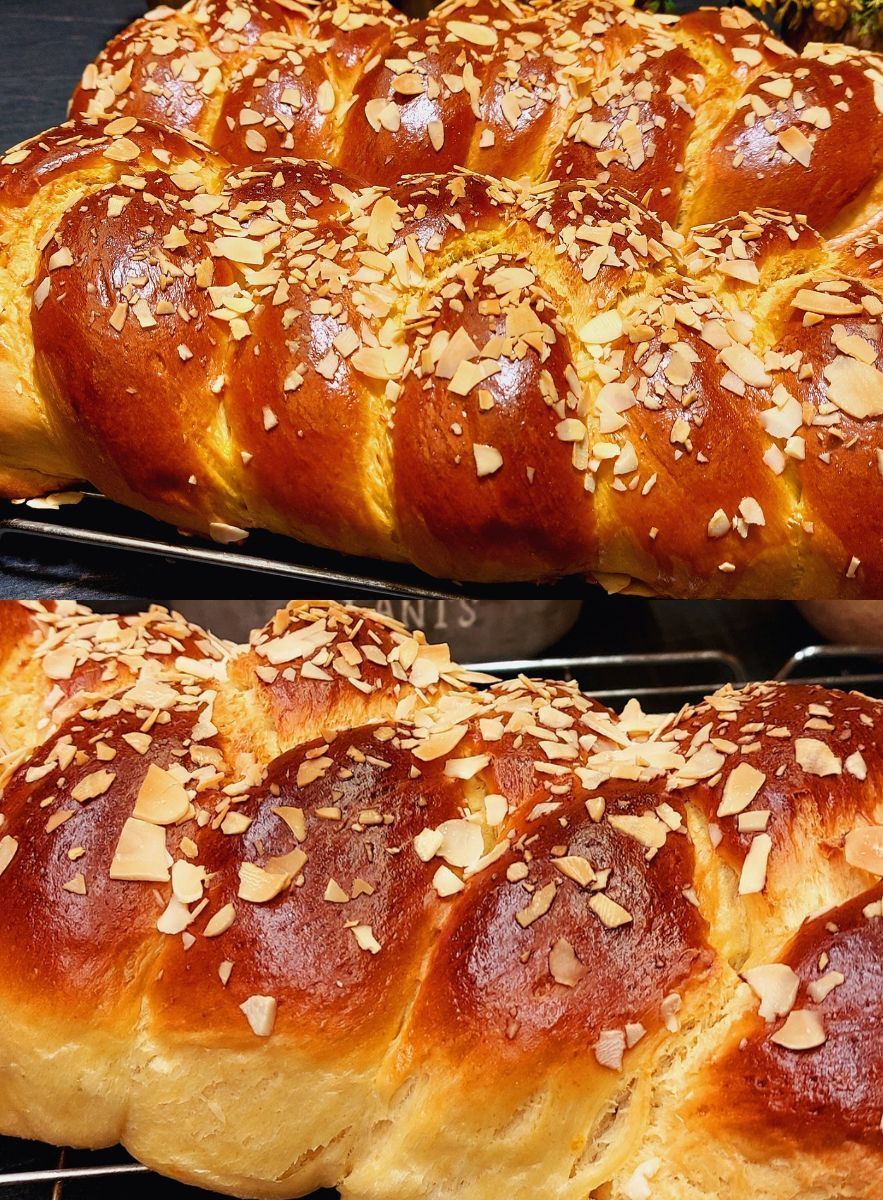 Αφράτο τσουρέκι γεμάτο ίνες με αλεύρι για όλες τις χρήσεις