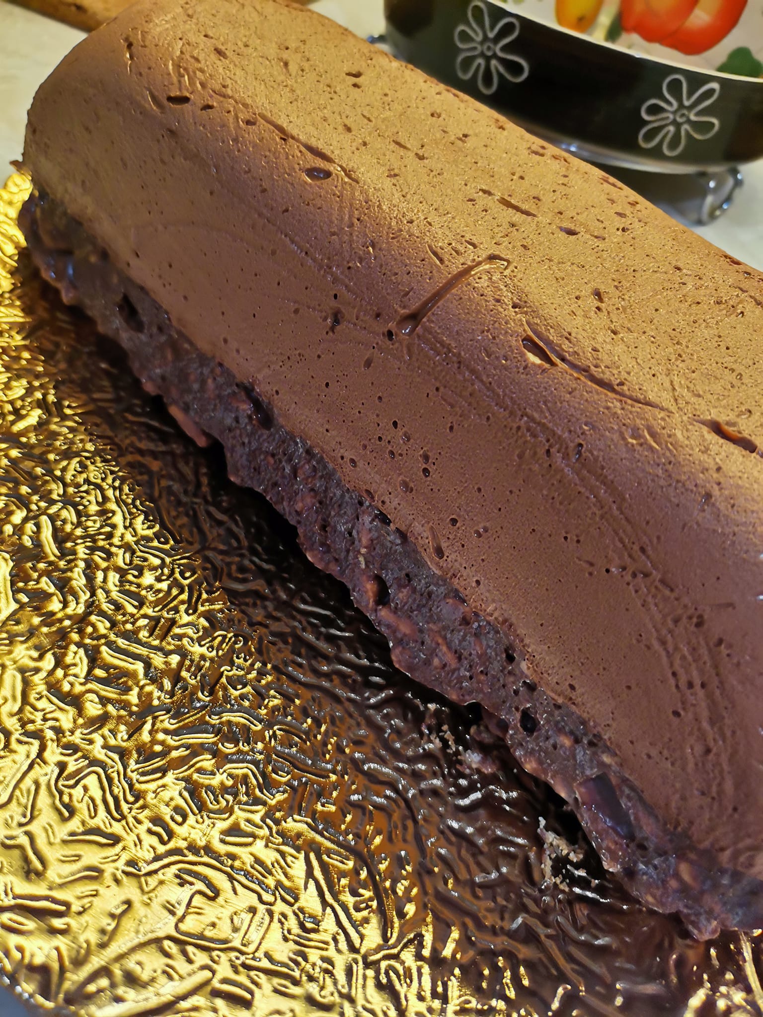 Cheesecake σοκολάτα σε κορμό