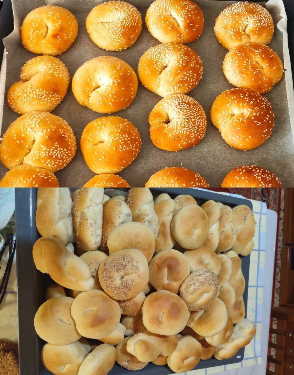 Κουλουράκια ανεβατά Κρήτης με σπιτικό προζύμι της γιαγιάς