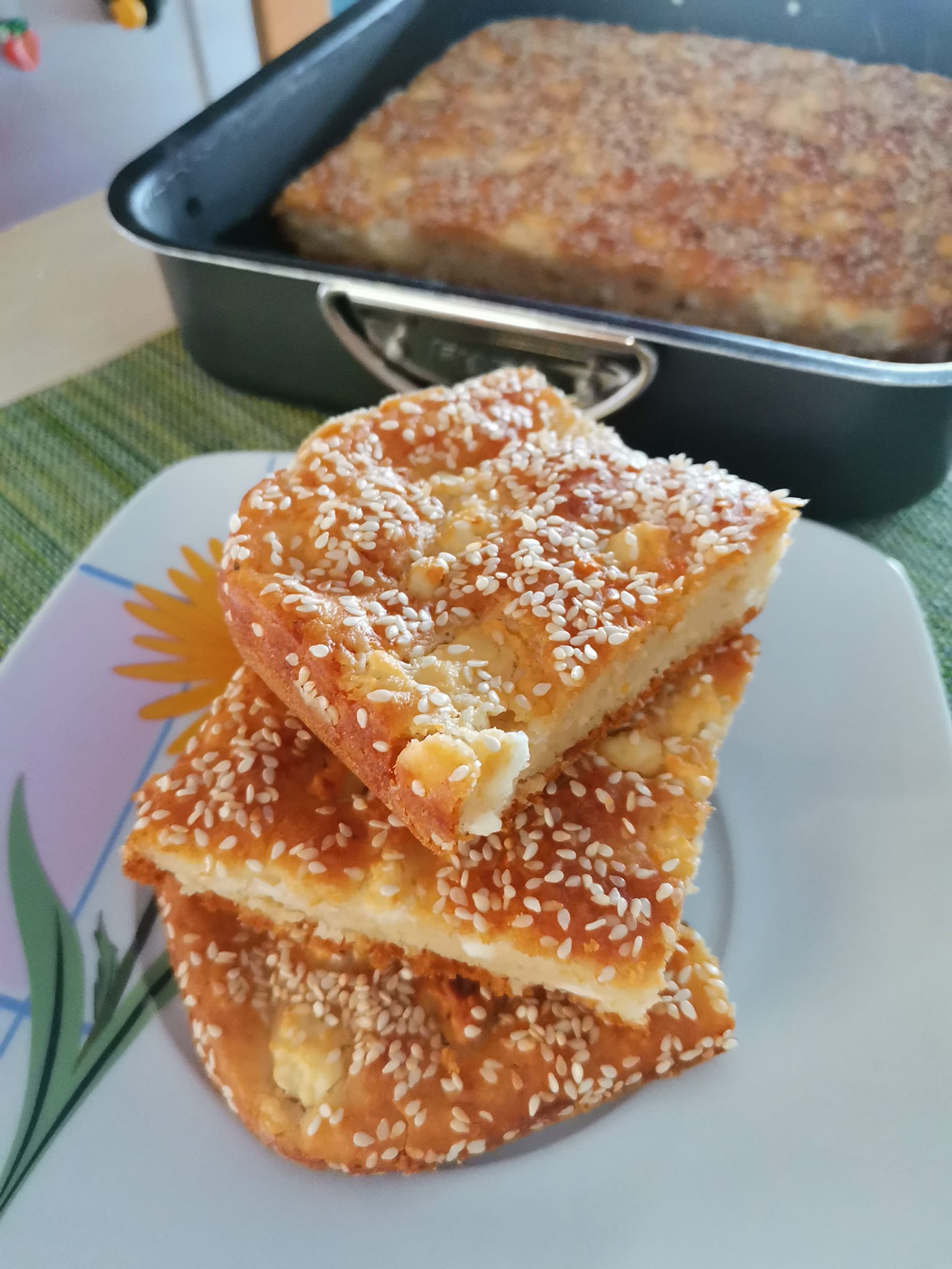 Εύκολη Πασχαλινή τυρόπιτα χωρίς φύλλο