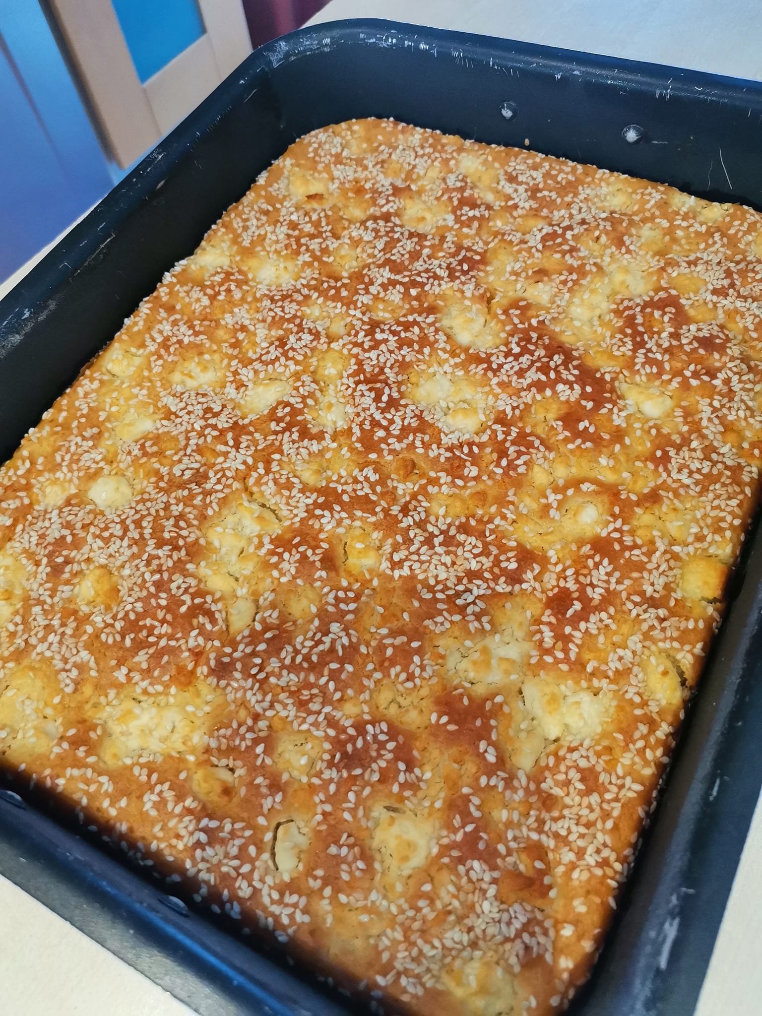 Εύκολη Πασχαλινή τυρόπιτα χωρίς φύλλο