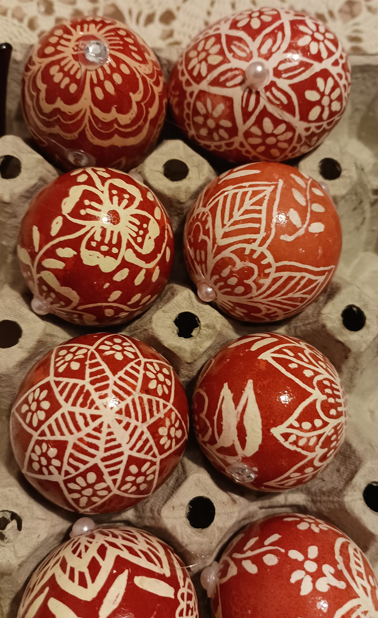 Πασχαλινά αυγά με μελισσοκέρι