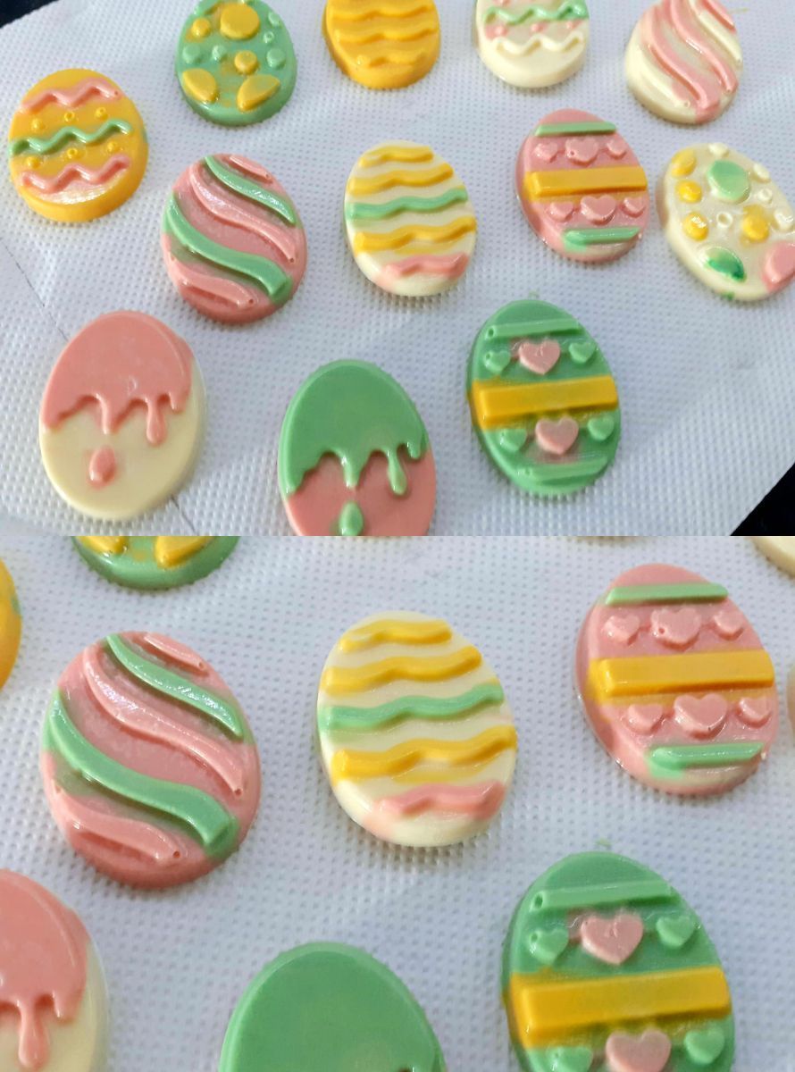 Πασχαλινά σοκολατάκια σε σχήμα αυγουλάκι