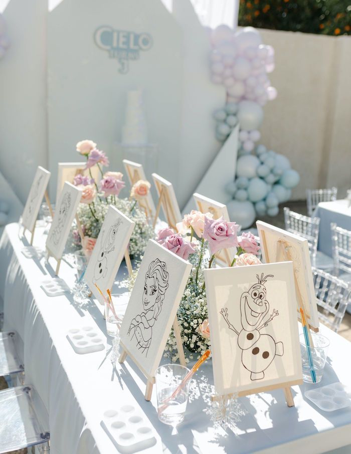 Παιδικό party για τα γενέθλια της μικρής σας πριγκίπισσας με θέμα Frozen – Ιδέες για τούρτα και διακοσμήσεις