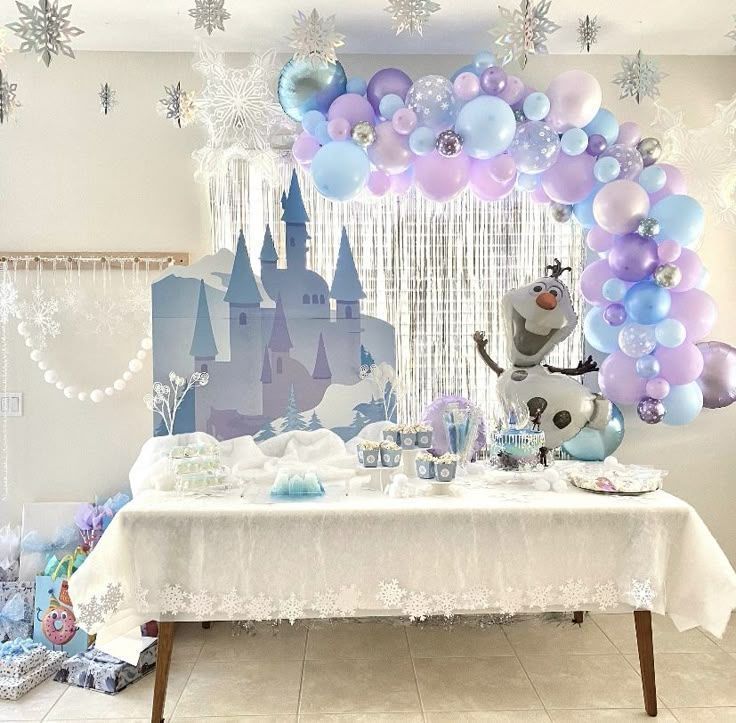 Παιδικό party για τα γενέθλια της μικρής σας πριγκίπισσας με θέμα Frozen – Ιδέες για τούρτα και διακοσμήσεις