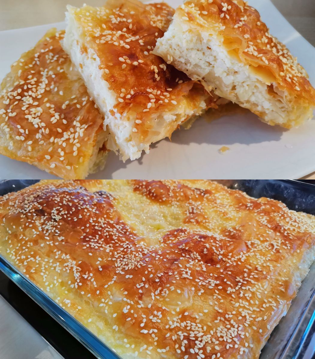 Τσαλακωτή τυρόπιτα σουφλέ