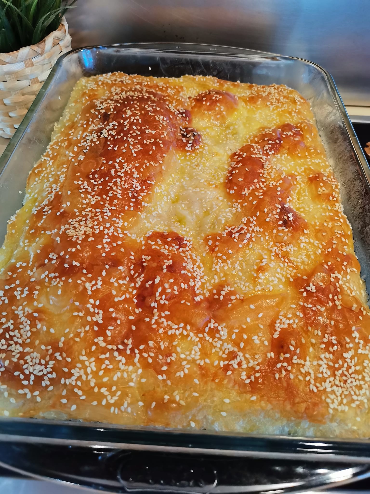 Τσαλακωτή τυρόπιτα σουφλέ