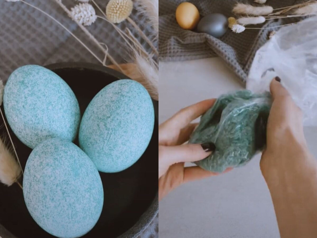 Δώστε στα Πασχαλινά σας αυγά τα πιο πρωτότυπα σχέδια μέσα σε 1 λεπτό με την τεχνική που έγινε challenge στο TikTok