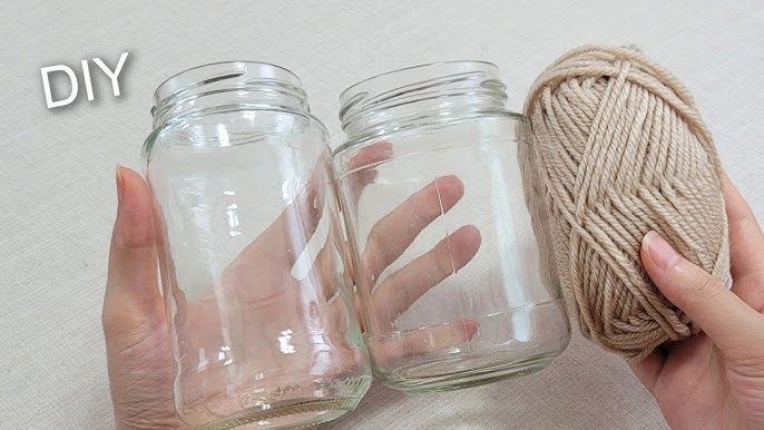 Φτιάξε DIY καλοκαιρινό κηροπήγιο με παλιά υφάσματα και ένα γυάλινο βαζάκι