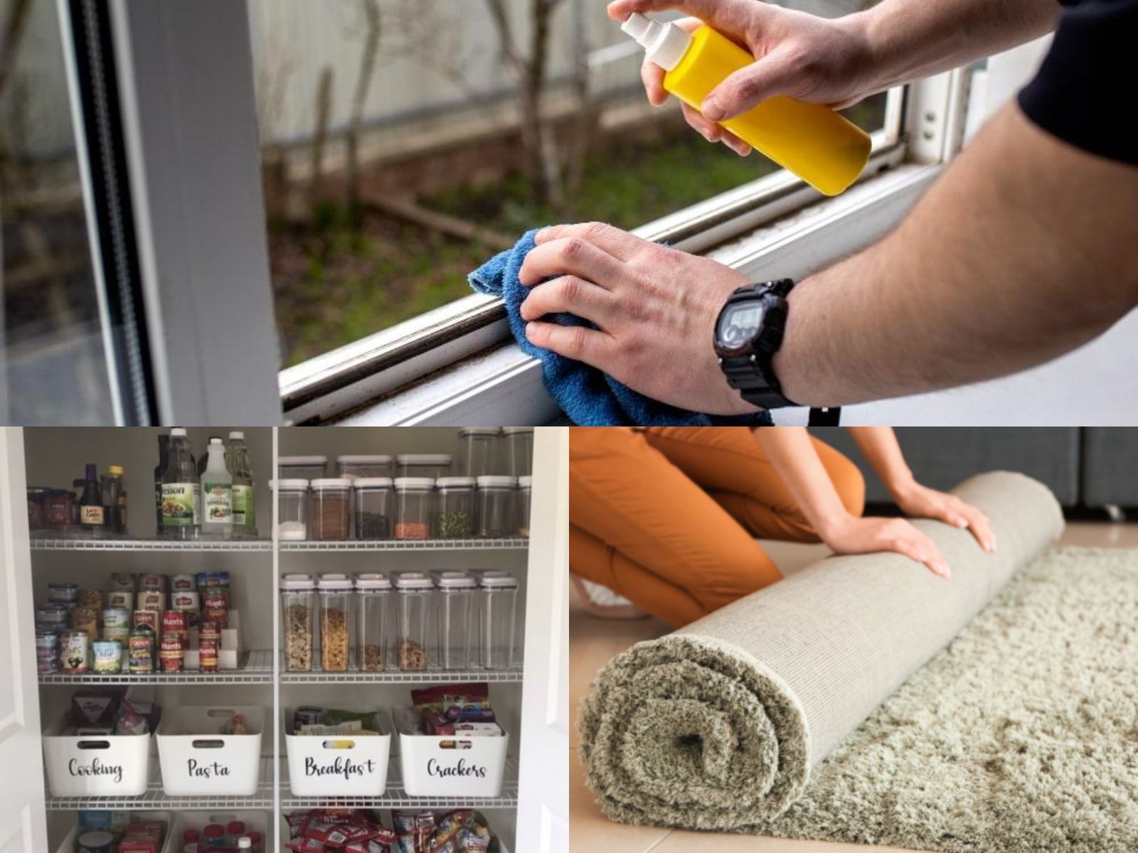 Οδηγός Γενικής Καθαριότητας μετά το μάζεμα των χαλιών και κόλπα να τα αποθηκεύσεις στο σπίτι