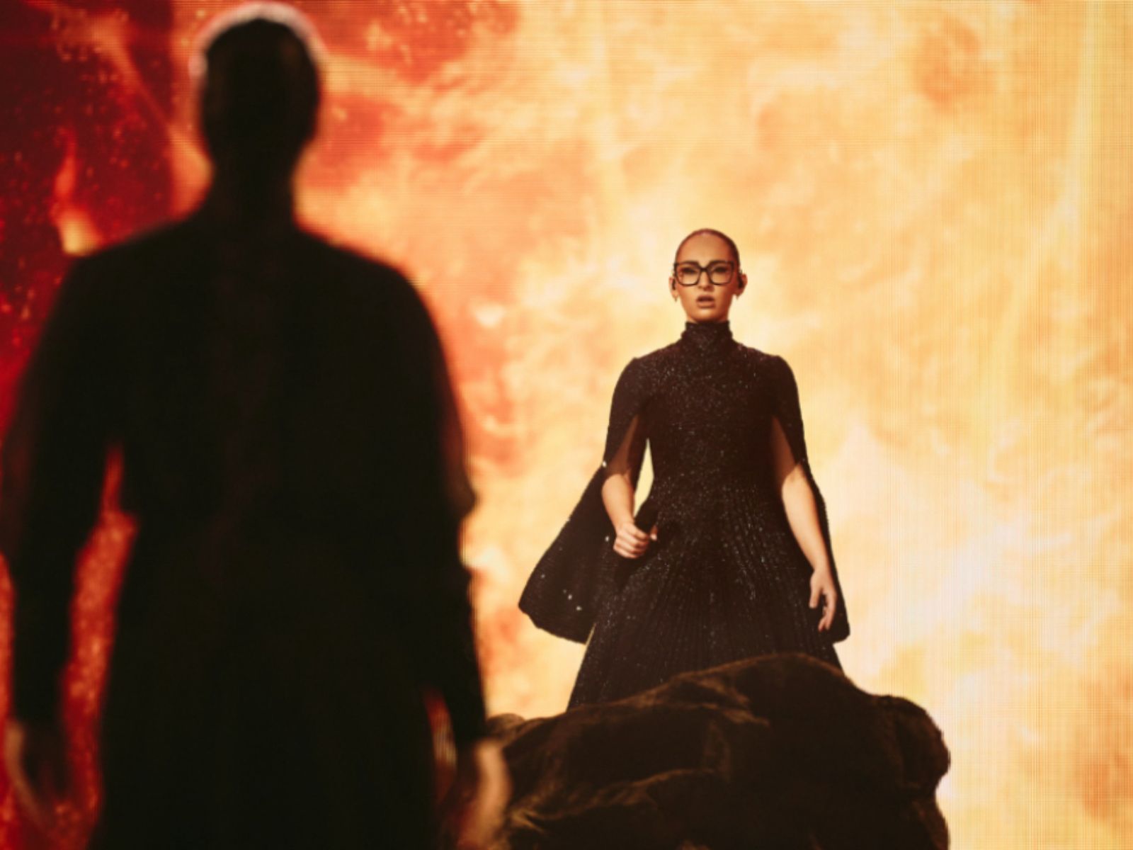 Eurovision: Το φανταστικό τρικ της Κλαυδίας επί σκηνής- Διέρρευσε βίντεο