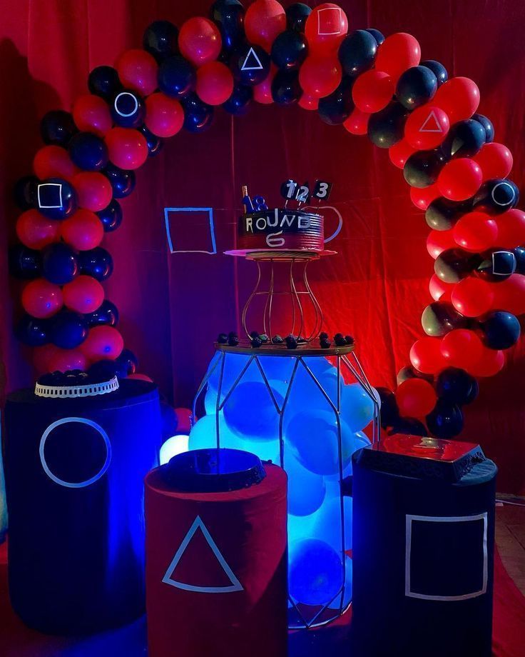 Παιδικό πάρτι γενεθλίων Squid Game – Ιδέες για στολισμό, τούρτα γενεθλίων, μπουφέ και δωράκια