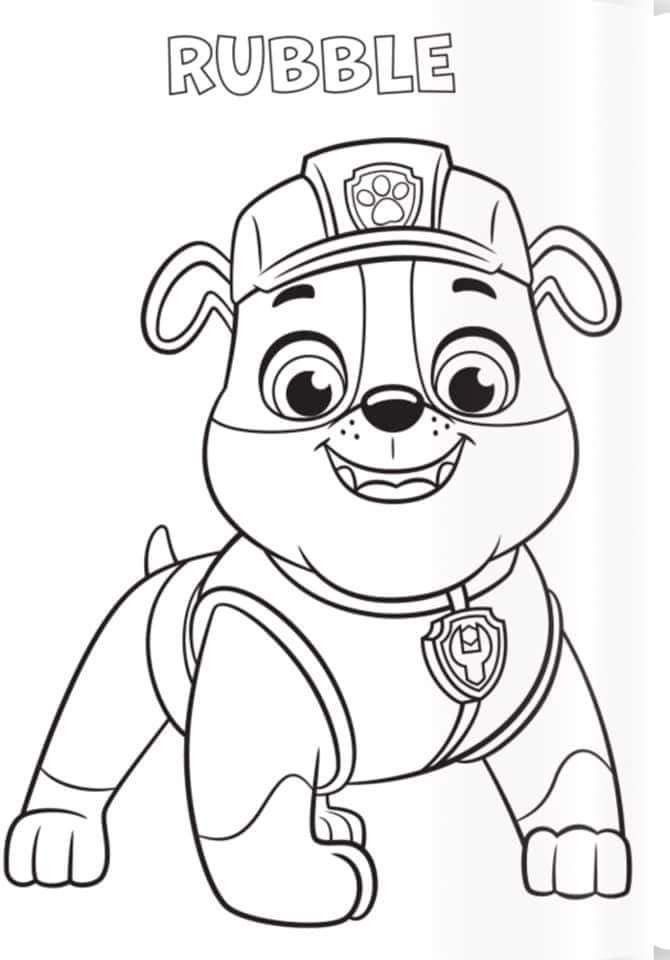 Δωρεάν εκτυπώσεις για ζωγραφική Paw Patrol