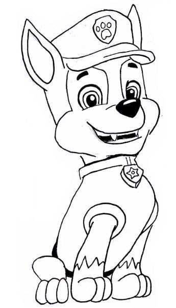 Δωρεάν εκτυπώσεις για ζωγραφική Paw Patrol