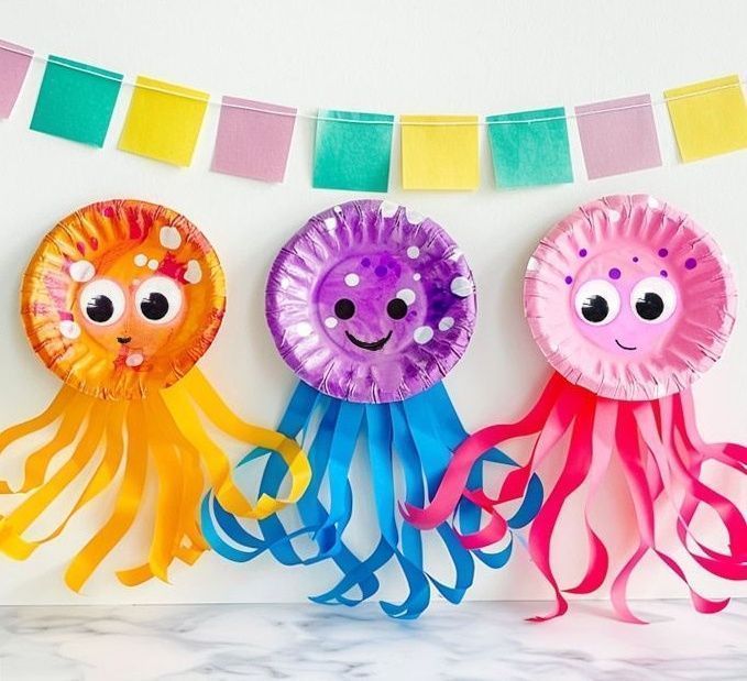 Μάθε στο παιδί την ανακύκλωση φτιάχνοντας Παιδικές Κατασκευές με θέμα το Καλοκαίρι από χάρτινα πιατάκια