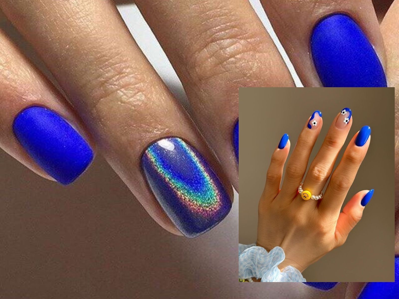 Μπλε Klein νύχια: Ιδέες για καλοκαιρινό μανικιούρ που θα γίνουν must to do