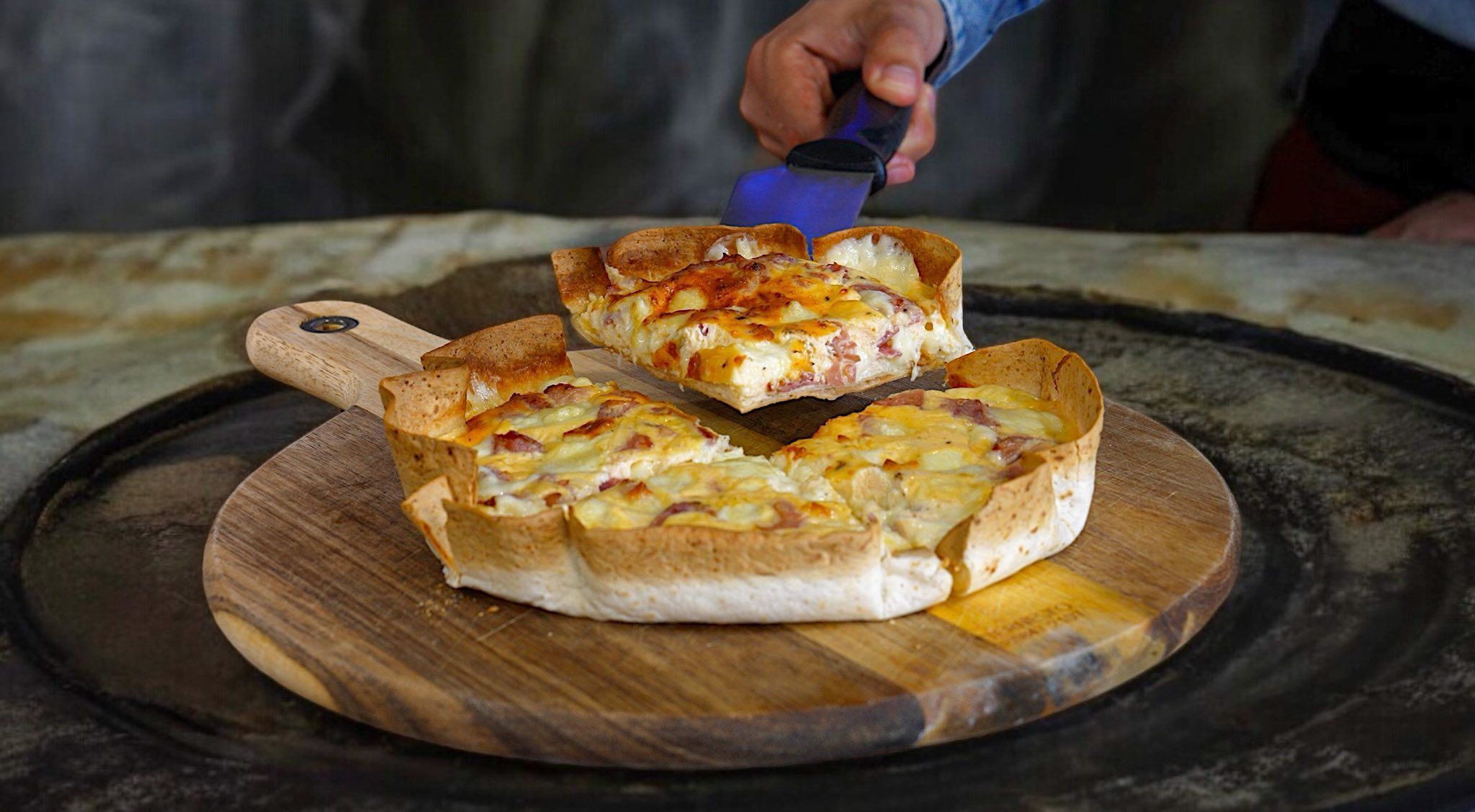 Τάρτα αλλαντικών από τον Δημήτρη Μιχαηλίδη με τορτίγια