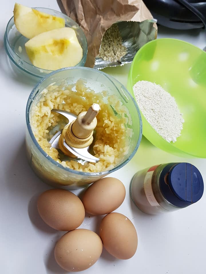 Muffins Μήλου για μωρά από 17 μηνών και πάνω