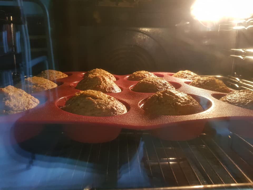 Muffins Μήλου για μωρά από 17 μηνών και πάνω