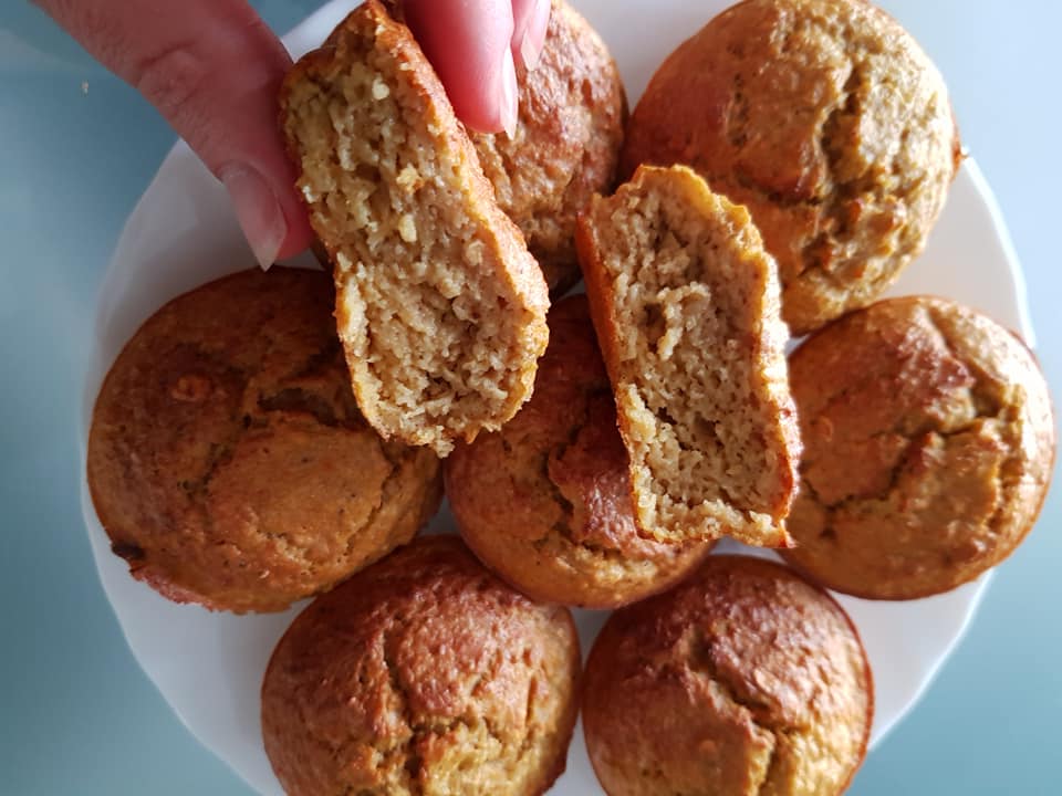 Muffins Μήλου για μωρά από 17 μηνών και πάνω