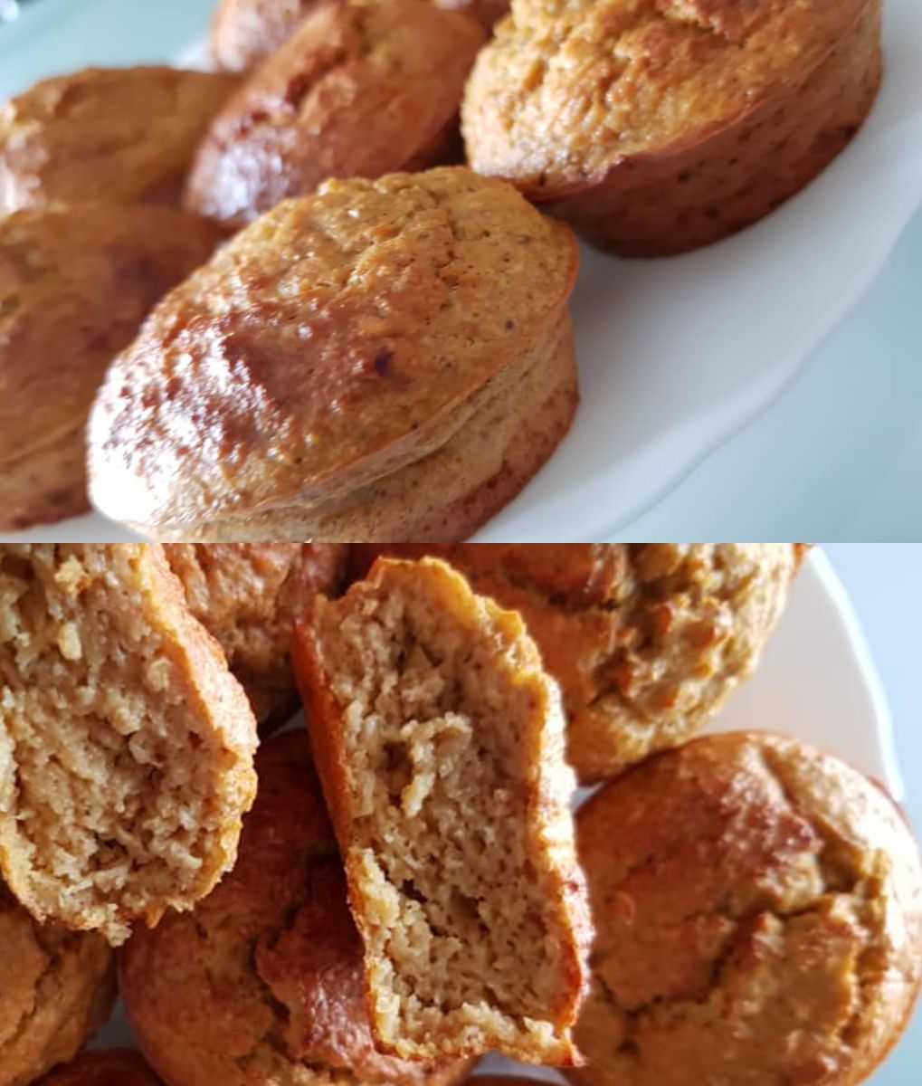 Muffins Μήλου για μωρά από 17 μηνών και πάνω
