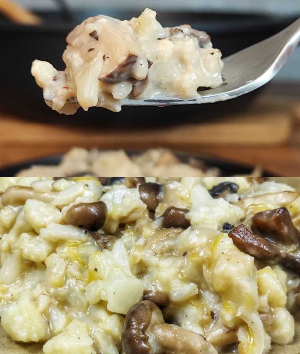 Κουνουπίδι με μανιτάρια και δεμένη σάλτσα για δίαιτα