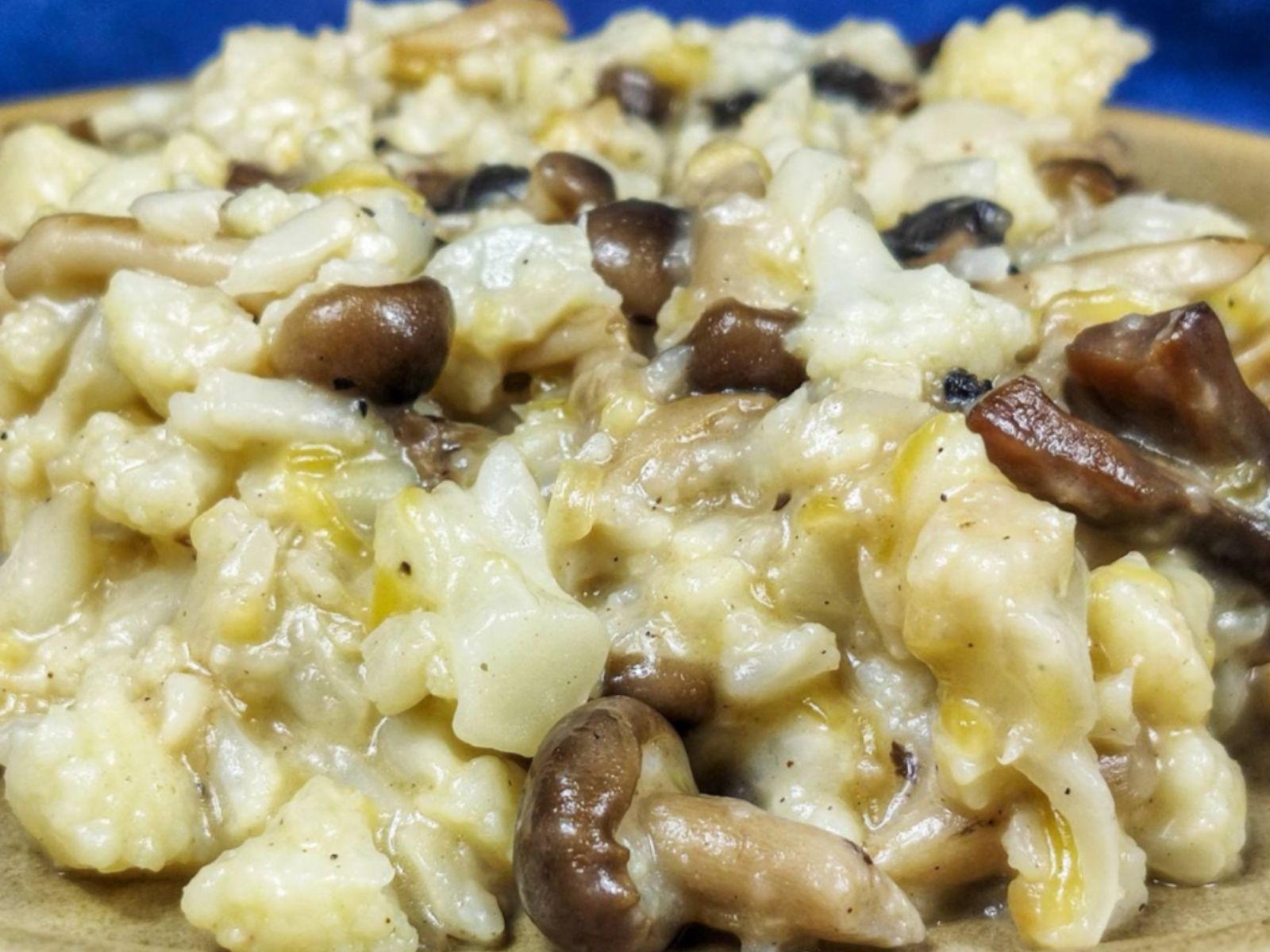 Κουνουπίδι με μανιτάρια και δεμένη σάλτσα για δίαιτα