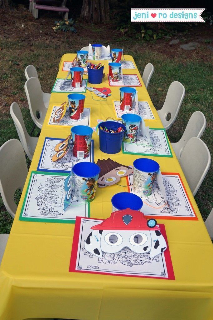 Θεματικό παιδικό πάρτι Paw Patrol με φανταστικές ιδέες για τούρτα, στολισμό και μπουφέ