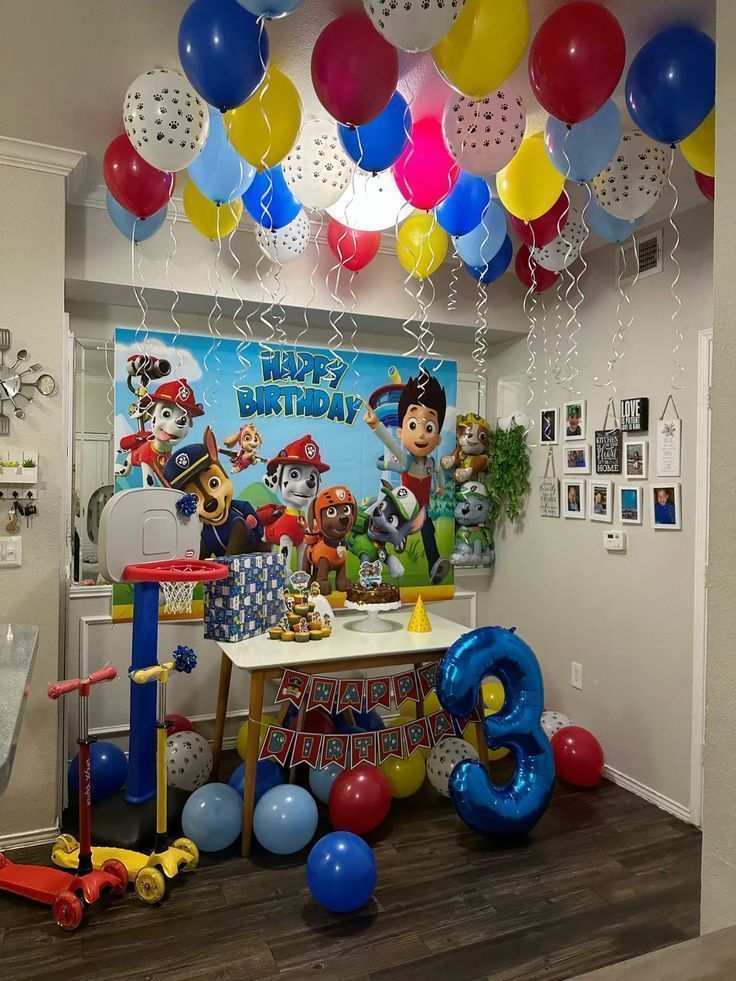 Θεματικό παιδικό πάρτι Paw Patrol με φανταστικές ιδέες για τούρτα, στολισμό και μπουφέ