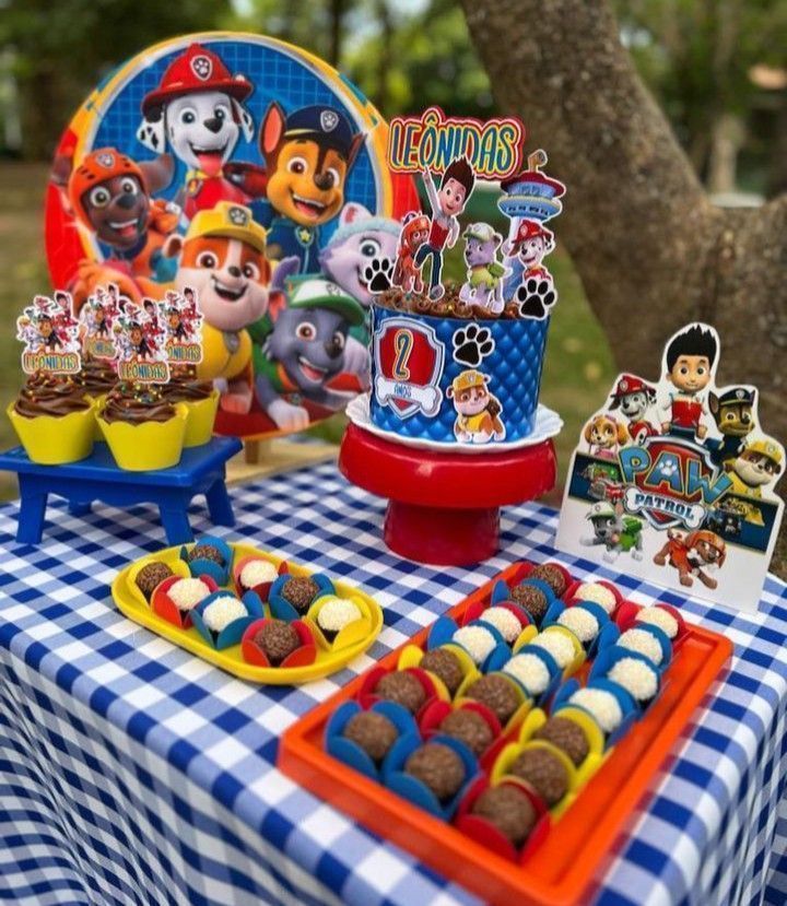Θεματικό παιδικό πάρτι Paw Patrol με φανταστικές ιδέες για τούρτα, στολισμό και μπουφέ