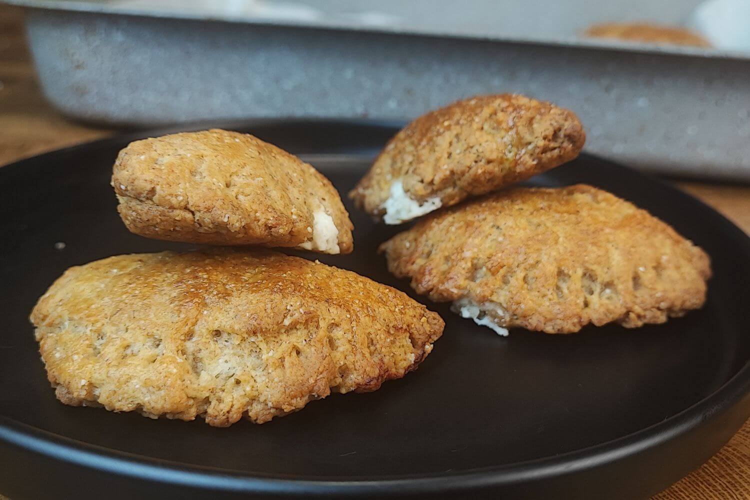 Υγιεινά τυροπιτάκια κουρού ολικής με cottage