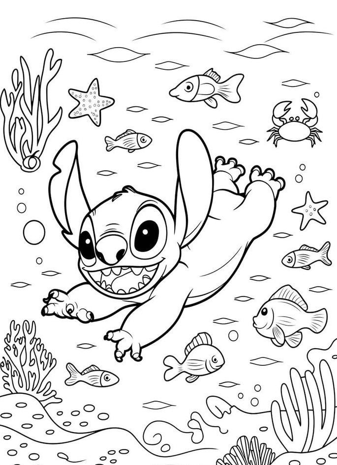 Δωρεάν εκτυπώσεις Lilo & Stitch για παιδιά όλων των ηλικιών