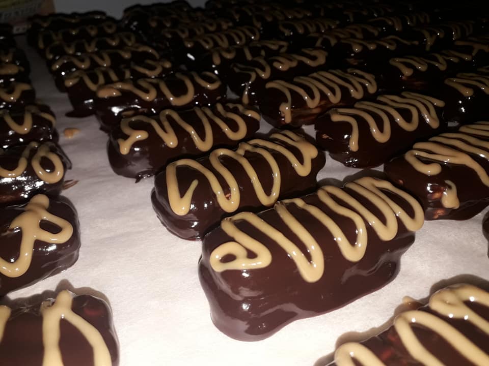 Πανεύκολα ατομικά Twix με μπισκότο