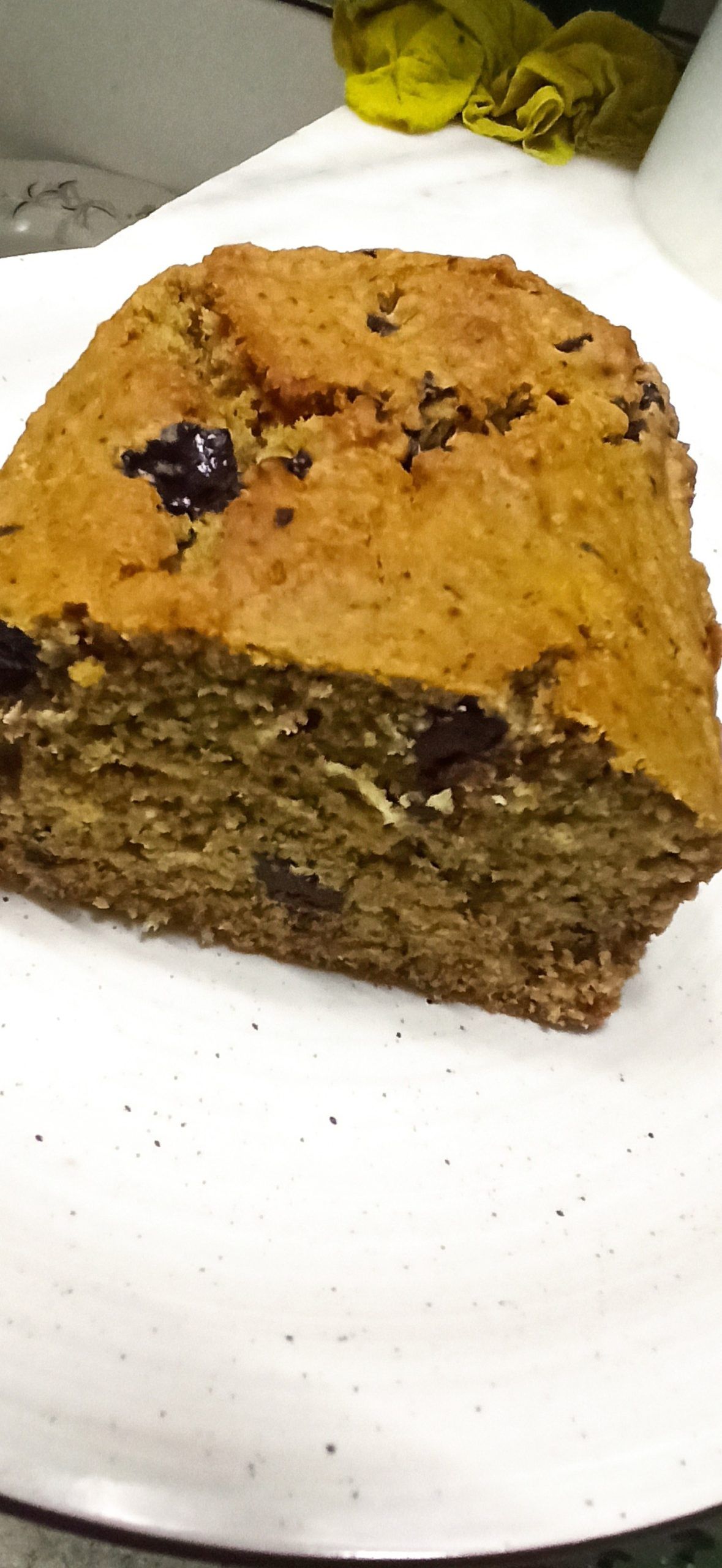 Κέικ πορτοκαλιού με κομματάκια σοκολάτας για διαβητικούς