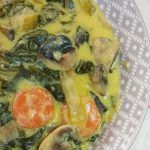 Μανιτάρια αυγολέμονο με σέσκουλα