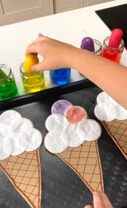 Φτιάξτε με το παιδί τα πιο εύκολα Παγωτά με βαμβάκι