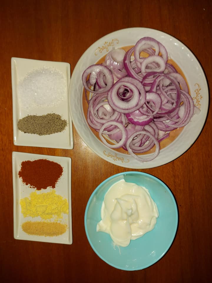 Μαρινάδα για χοιρινά σουβλάκια με μαγιονέζα